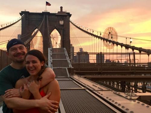 Kristen Miller and John Schils Dating - Brooklyn Bridge