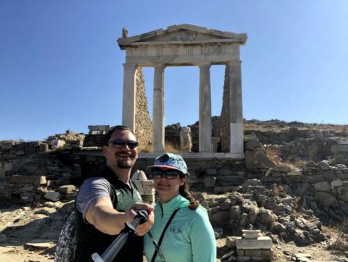 Kristen & John Schils - RCI Cruise - Mykanos & Delos, Greece