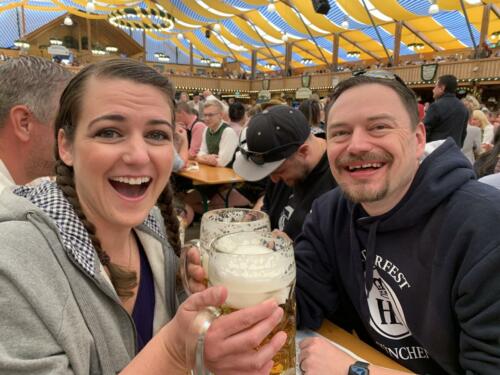 Kristen & John Schils - Munich, Germany - Oktoberfest