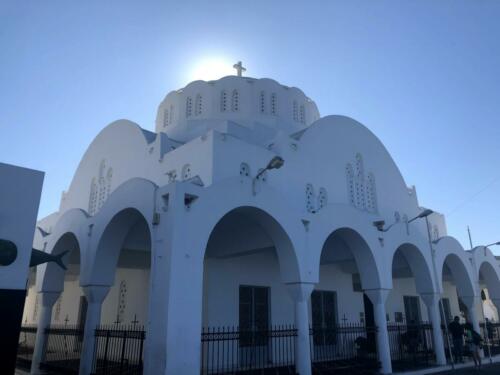 John & Kristen Schils - RCI Cruise - Santorini, Greece