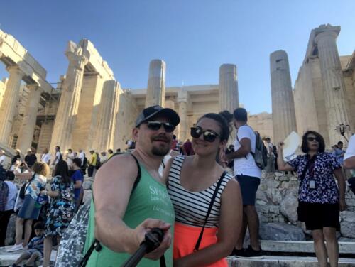 John & Kristen Schils - RCI Cruise - Athens, Greece