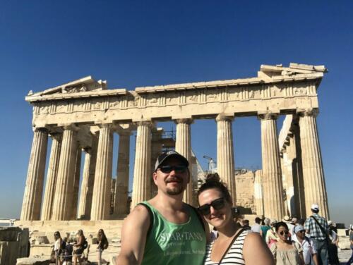 John & Kristen Schils - RCI Cruise - Athens, Greece