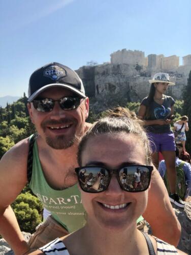 John & Kristen Schils - RCI Cruise - Athens, Greece