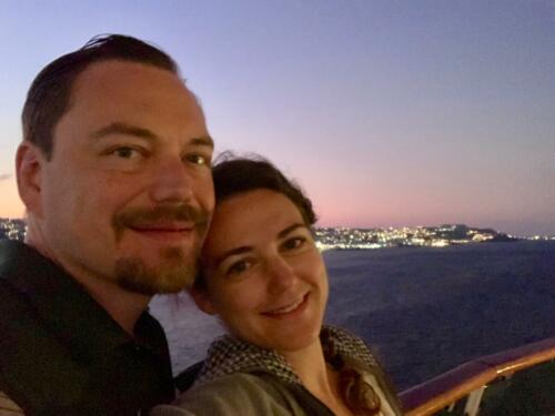 Kristen & John Schils - RCI Cruise - Mykanos & Delos, Greece