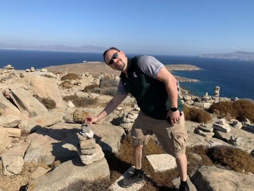 Kristen & John Schils - RCI Cruise - Mykanos & Delos, Greece