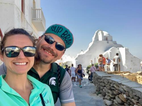 Kristen & John Schils - RCI Cruise - Mykanos & Delos, Greece