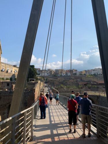 Kristen & John Schils - RCI Cruise - Naples, Herculaneum, Underground, Italy