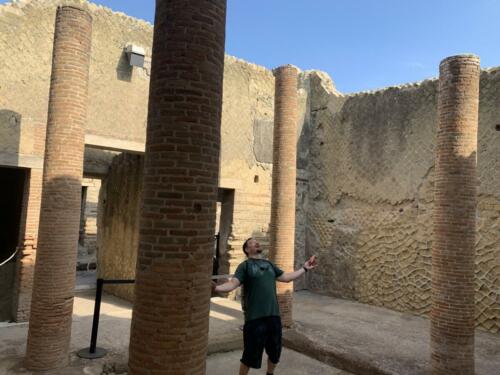 Kristen & John Schils - RCI Cruise - Naples, Herculaneum, Underground, Italy