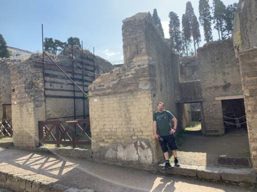 Kristen & John Schils - RCI Cruise - Naples, Herculaneum, Underground, Italy