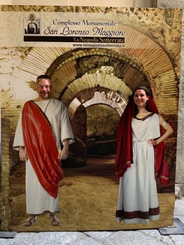 Kristen & John Schils - RCI Cruise - Naples, Herculaneum, Underground, Italy